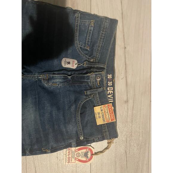 30x30 DEVIL DOG JEANS - Picture 1 of 5